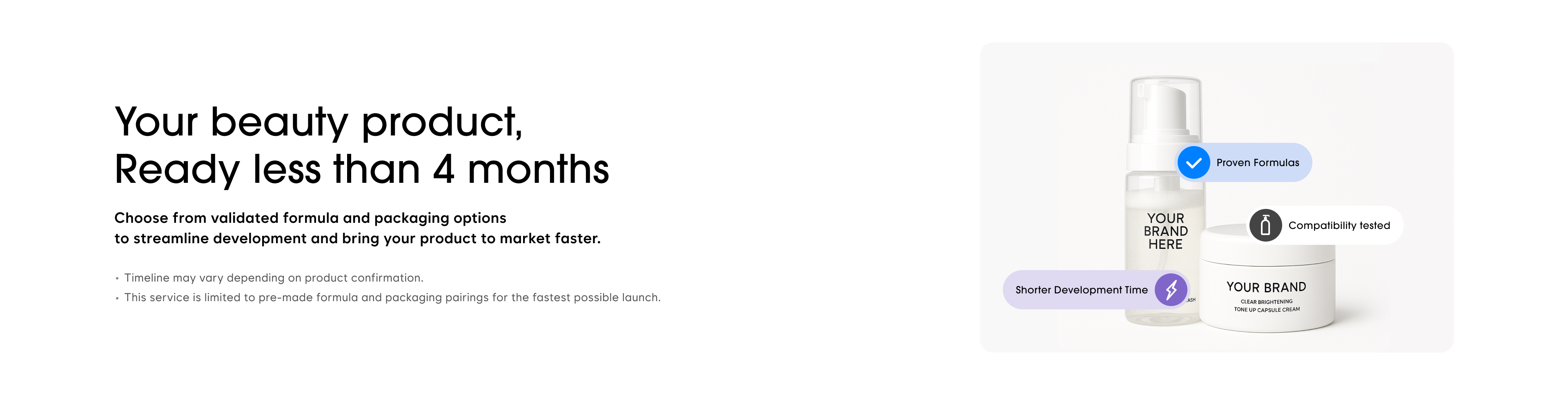 Ready to Market Products