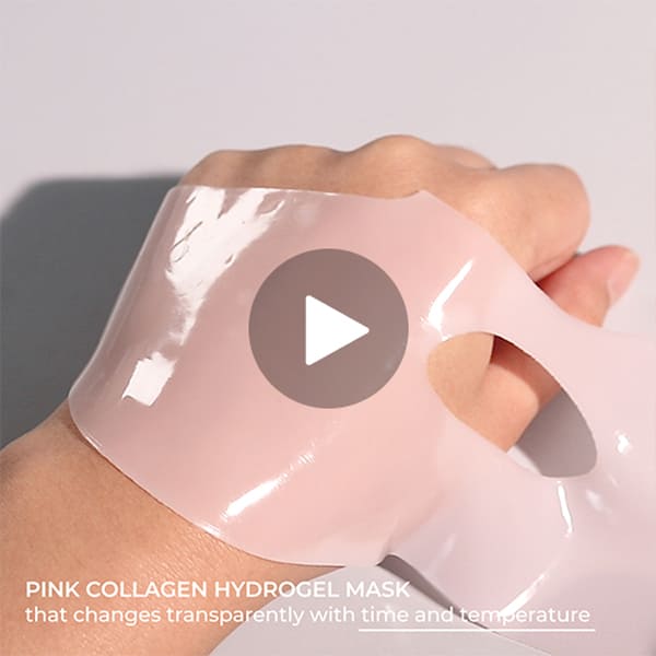 Pink Collagen Hydrogel Mask image 1