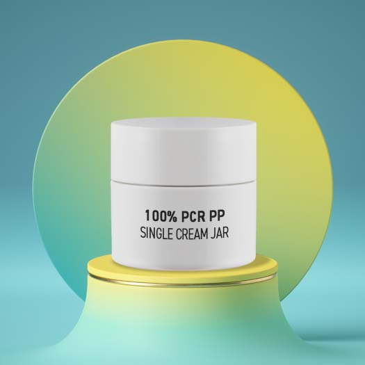 PP Single Cream Jar 100 PCR ver image 2