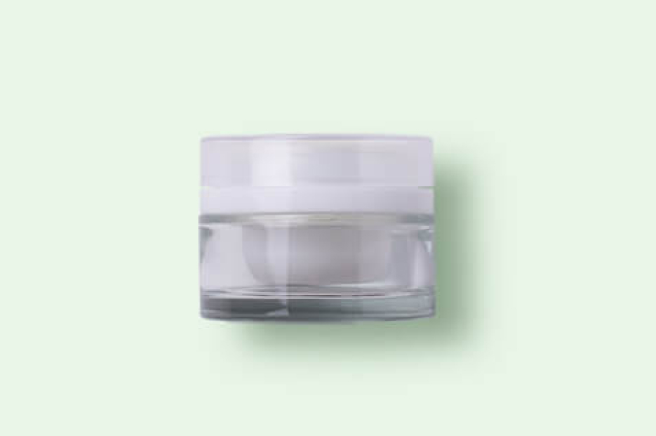 CJ001-GLASS CREAM JAR 50's banner image