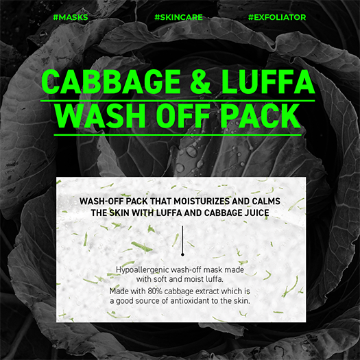 Cabbage&Luffa Wash off Pack image 1