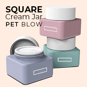 Square Blow Cream Jar 50's thumbnail image